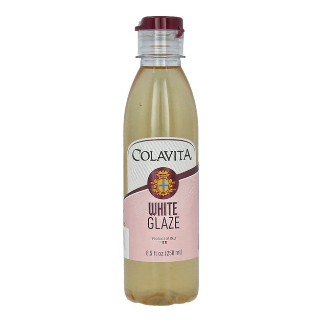 Colavita White Balsamic Glaze Vinegar Squeeze Bottle, 8.5 Fluid Ounce