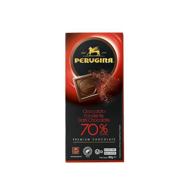 Perugina Bittersweet Chocolate Bar 70%, 3 Ounce | Colavita USA