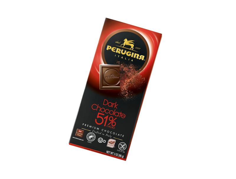 Perugina Dark Chocolate Bar 51% 12x3Oz (86g)