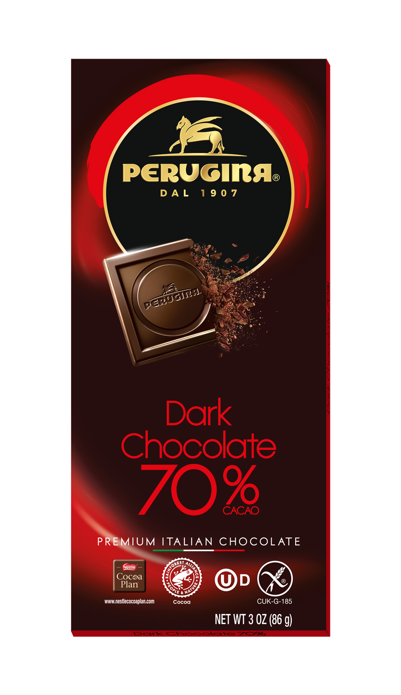 Perugina Bittersweet Chocolate Bar 70%, 3 Ounce | Colavita USA