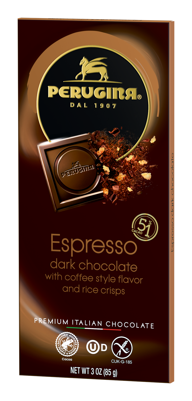Perugina Dark Chocolate Espresso Bar, 3 Ounce