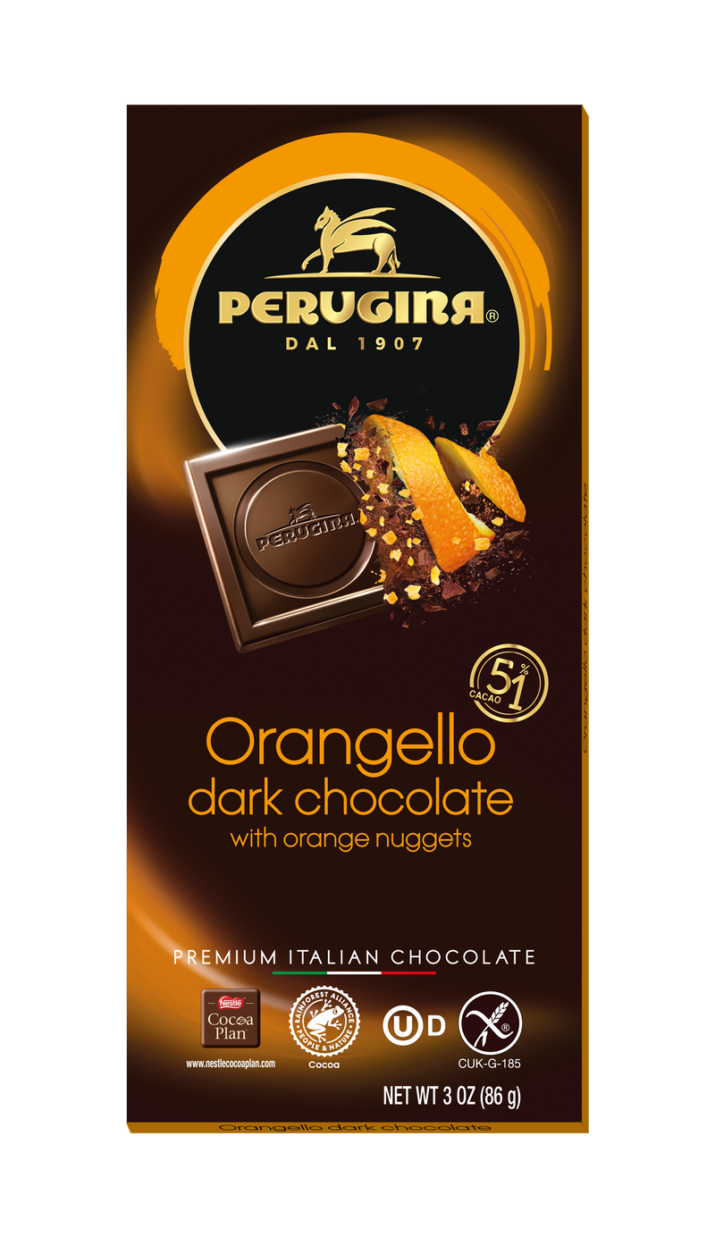 Perugina Dark Chocolate Orangello Bar, 3 Ounce | Colavita USA