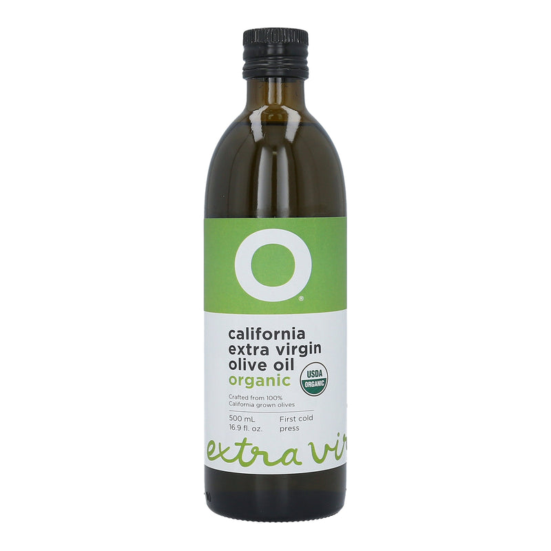 O California Organic Extra Virgin Olive Oil 6x500ml (16.9oz) Glass
