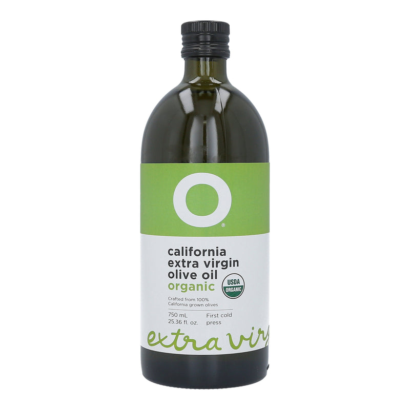 O California Organic Extra Virgin Olive Oil 6x750ml (25.36oz) Glass