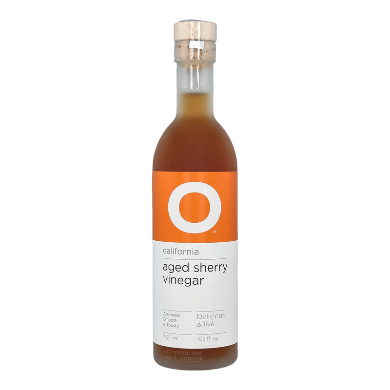 O California Aged Sherry Vinegar 6x300ml (10.1oz) Glass