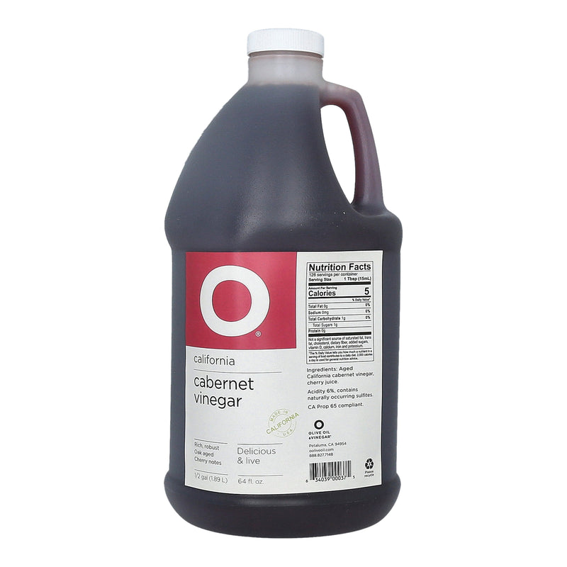 O California Cabernet Vinegar 1.89L (64oz) Plastic
