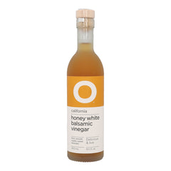 O California Honey White Balsamic Vinegar 6x10.1oz (300ml) Glass