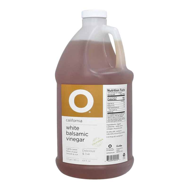 O California White Balsamic Vinegar 6x14.89L (64oz Plastic)