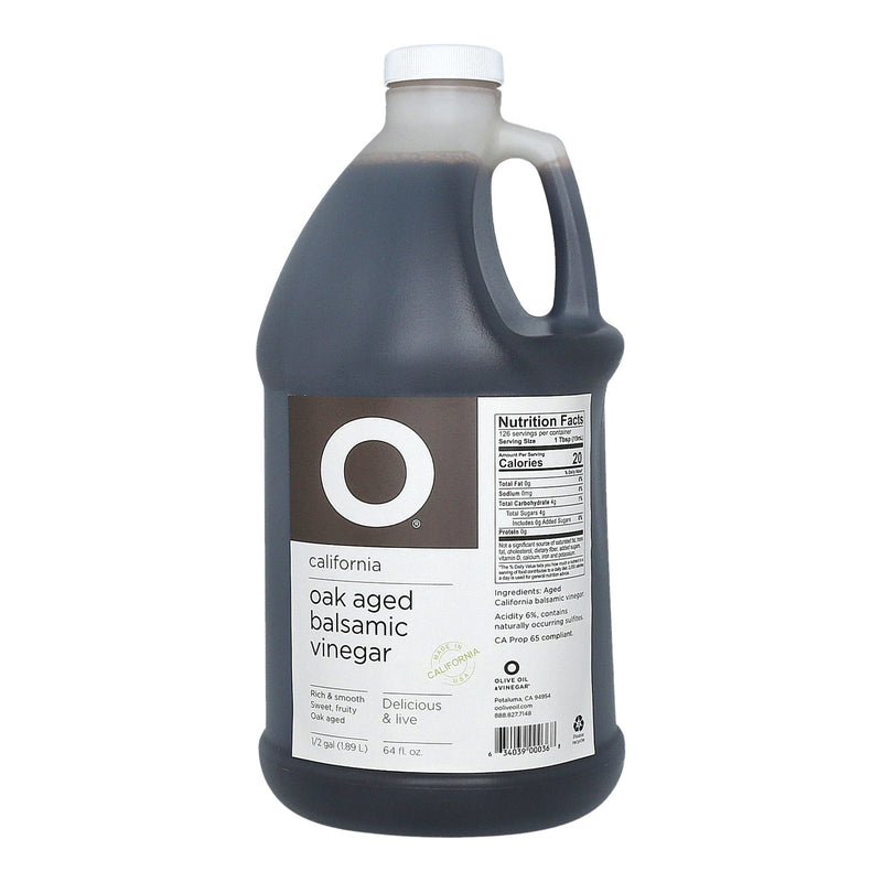 O California Oak Aged Balsamic Vinegar 64oz Plastic Jug