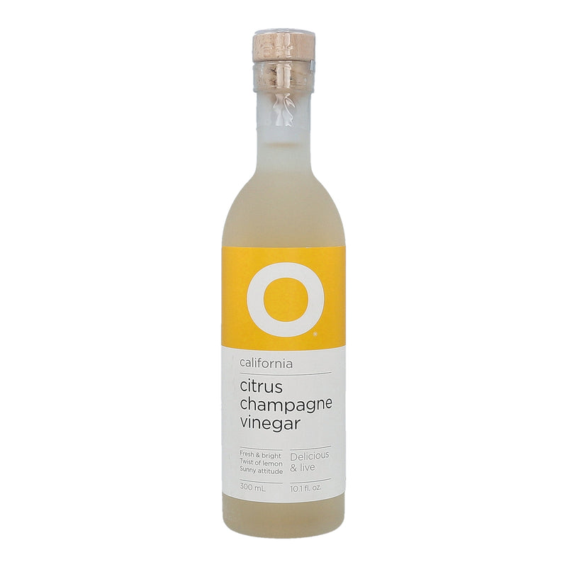 O California Citrus Champagne Vinegar 6x300ml (10.1oz) Glass