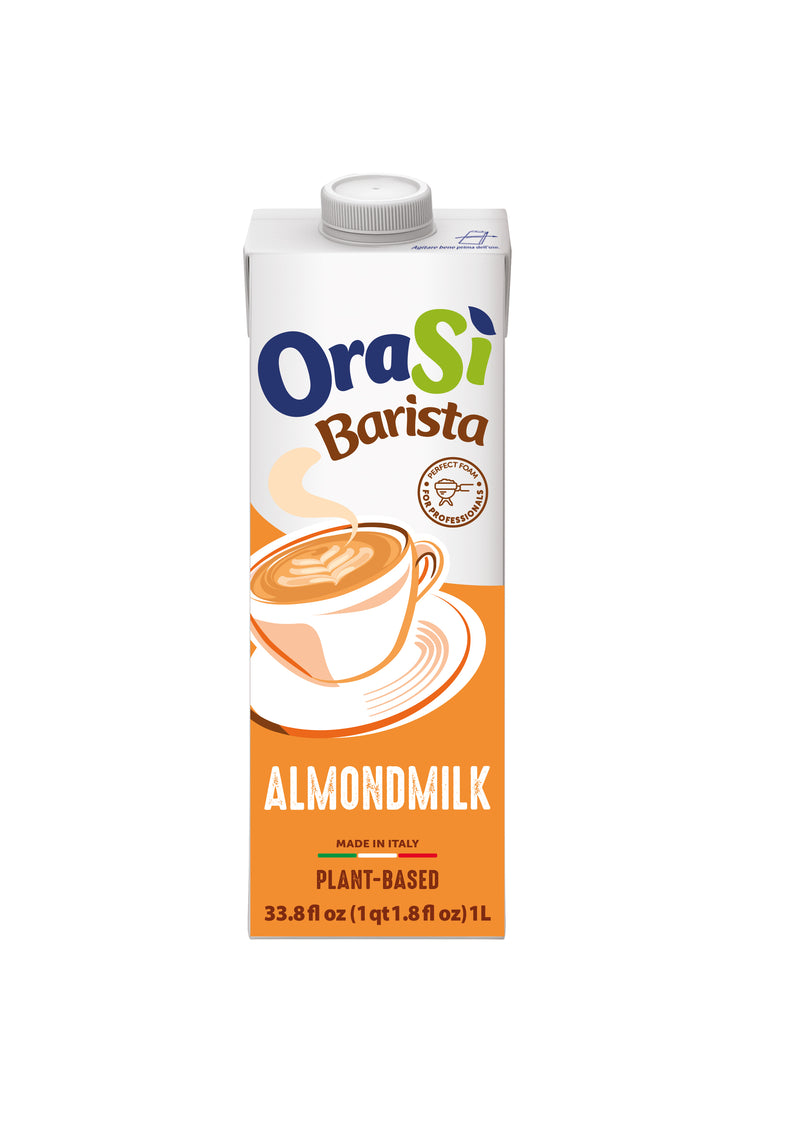 OraSì Almond Milk Barista 1L (33.8fl oz) Carton