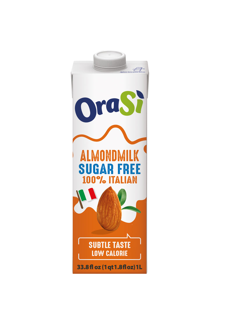OraSì Almond Milk Sugar Free 1L (33.8fl oz) Carton