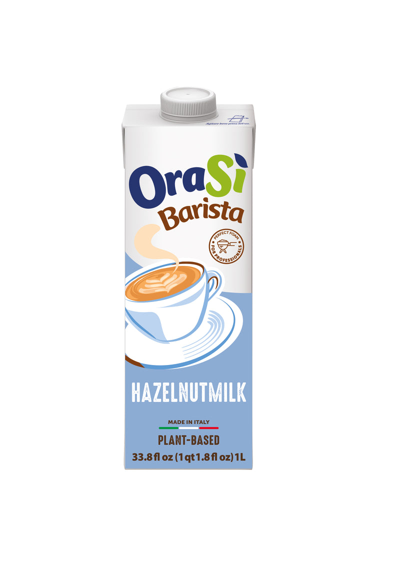 OraSì Hazelnut Milk Barista 1L (33.8fl oz) Carton