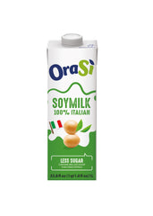 OraSì Soymilk Less Sugar 1L (33.8fl oz) Carton
