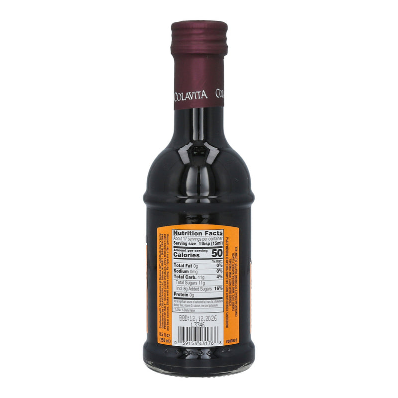 Colavita Black Cherry Balsamic Vinegar, 8.5 Fluid Ounce