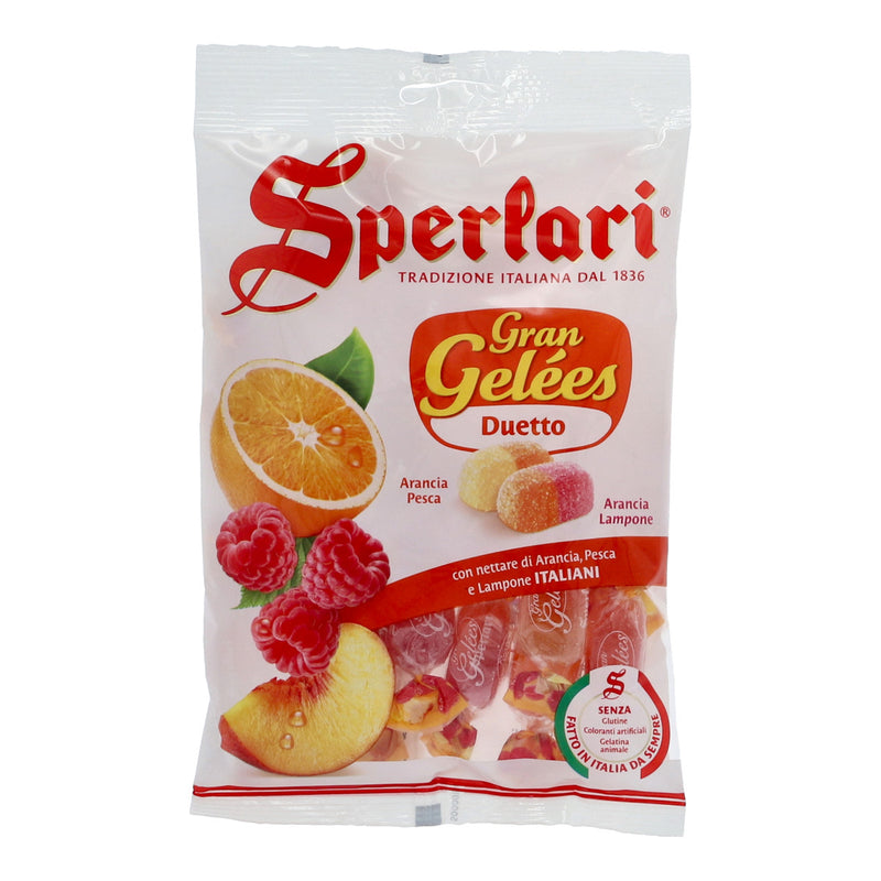 Sperlari Duetto Bi-Flavored Jelly Candies, 4.05 Ounce