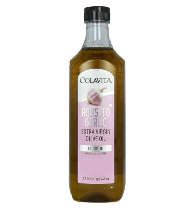 Colavita Roasted Garlic Extra Virgin Olive Oil, 32 Fluid Ounce