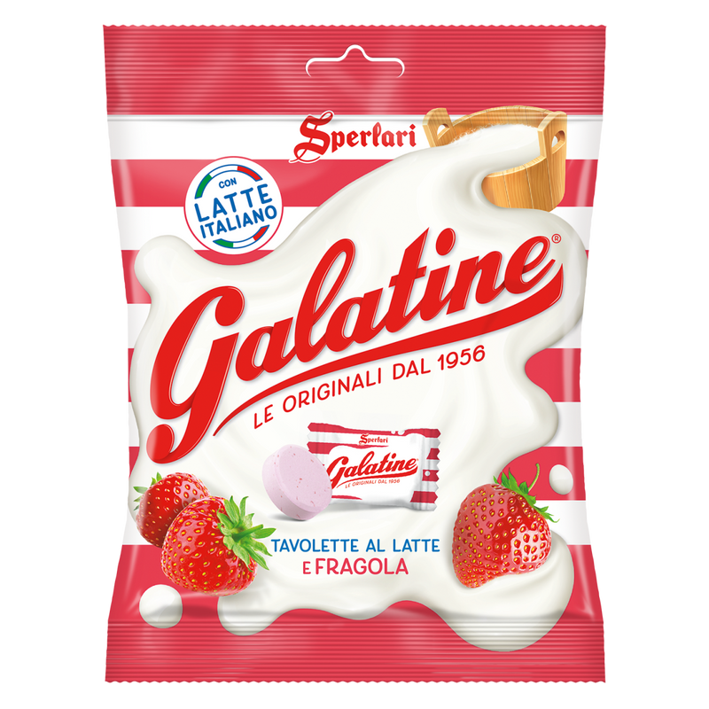 Sperlari Galatine Strawberry-Flavored Milk Tablets, 4.05 Ounce