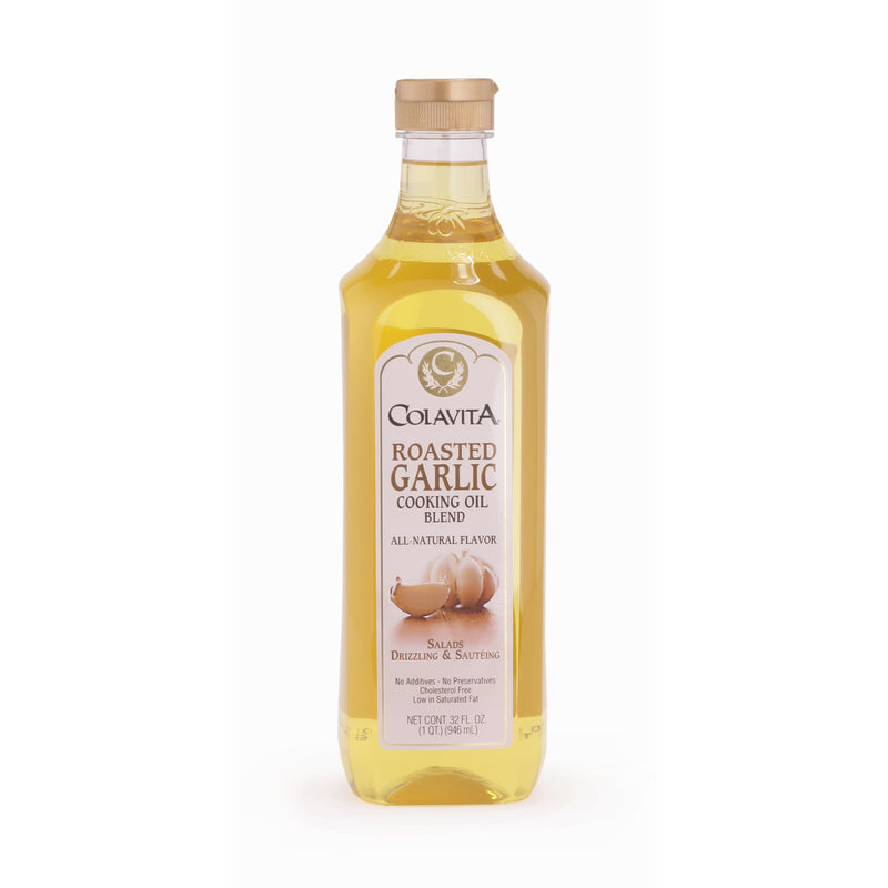 Colavita Roasted Garlic Cooking Oil, 32 Fluid Ounce