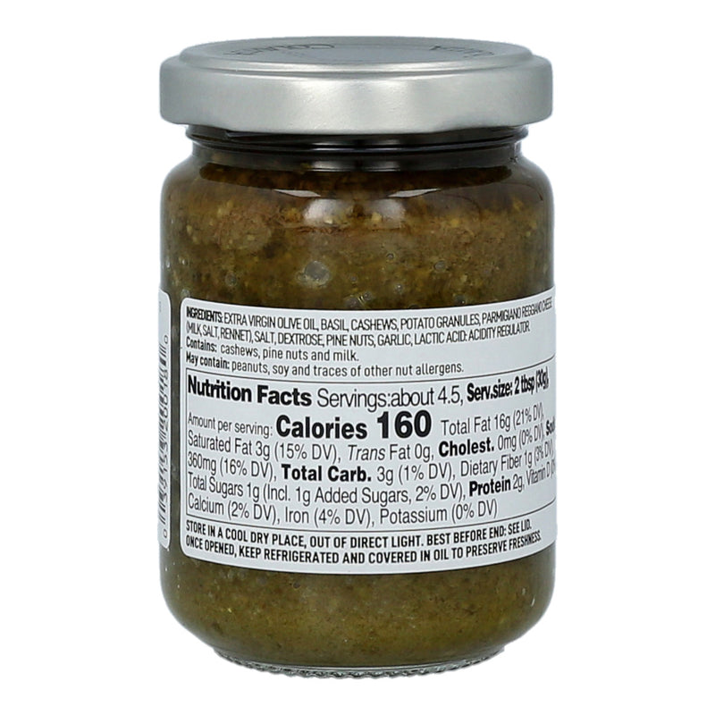 Colavita Pesto Sauce in Extra Virgin Olive Oil, 4.76 Ounce