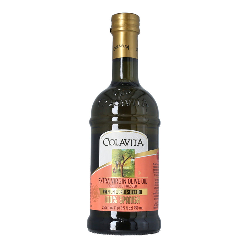 Colavita 100% Spanish Extra Virgin Olive Oil, 25.5 Fluid Ounce