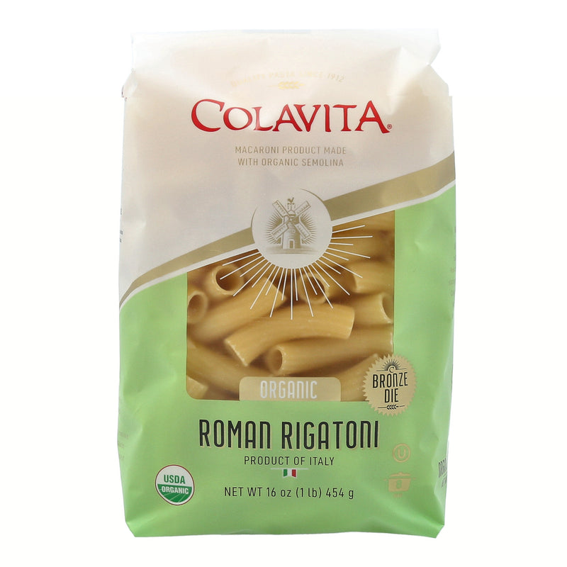 Colavita Organic Roman Rigatoni Pasta, 1 Pound