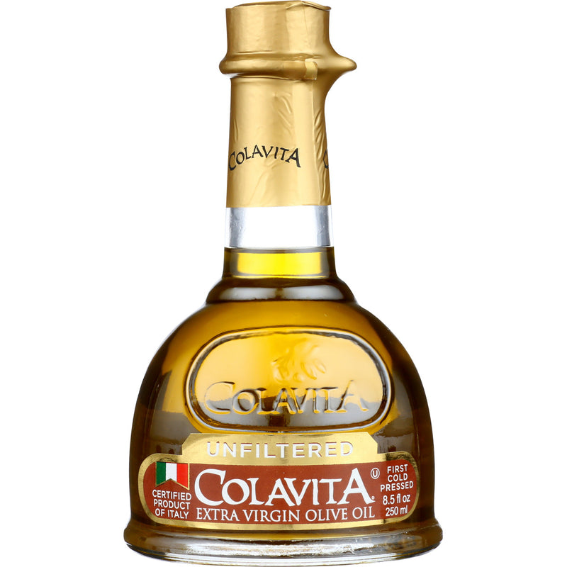 Colavita Unfiltered Extra Virgin Olive Oil, 8.5 Fluid Ounce