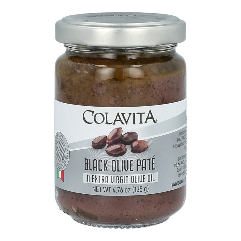 Colavita Black Olive Pate in Extra Virgin Olive Oil, 4.76 Ounce