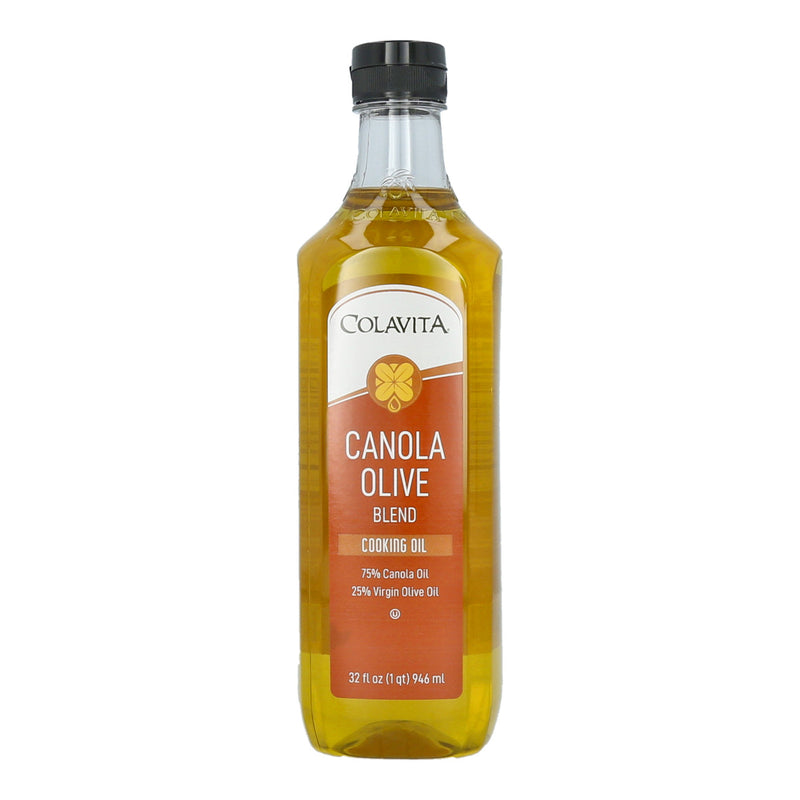 Colavita Canola 75%/25% Virgin Blended Oil, 32 Fluid Ounce