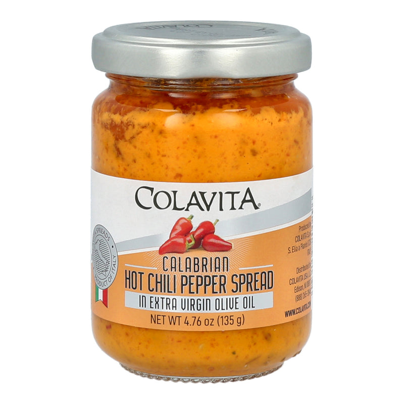 Colavita Crushed Hot Chili Pepper Spread in Extra Virgin Olive Oil, 4.76 Ounce