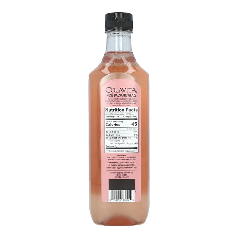 Colavita Rosé Balsamic Vinegar, 29.5 Fluid Ounce