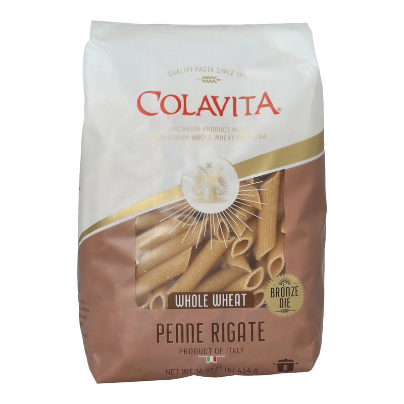 Colavita Whole Wheat Penne Rigate Pasta, 1 Pound