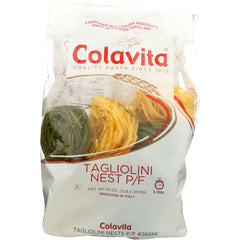 Colavita Tagliolini P/F (Green/White) Nest Pasta, 1 Pound