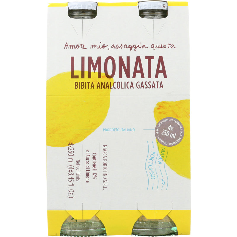 Niasca Limonata Soda, 8.45 Fluid Ounce