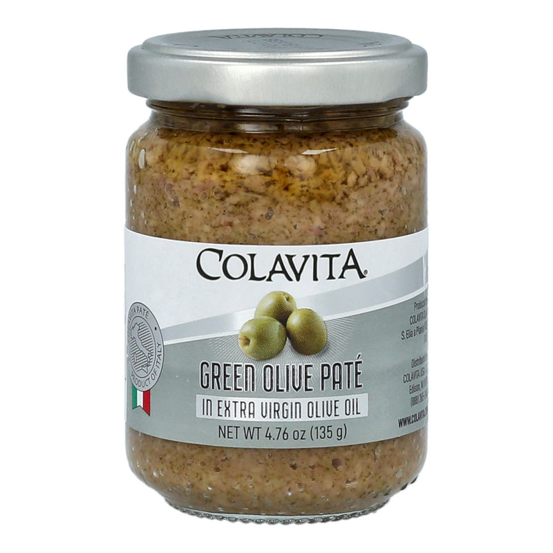 Colavita Green Olive Pate in Extra Virgin Olive Oil, 4.76 Ounce