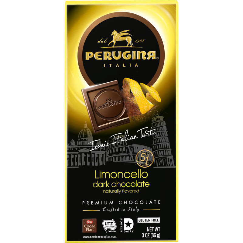 Perugina Dark Chocolate Limoncello Bar, 3 Ounce