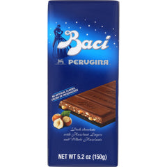 Baci Perugina Double Layer Original Dark Chocolate Baci Bar with Hazelnuts, 5.29 Ounce