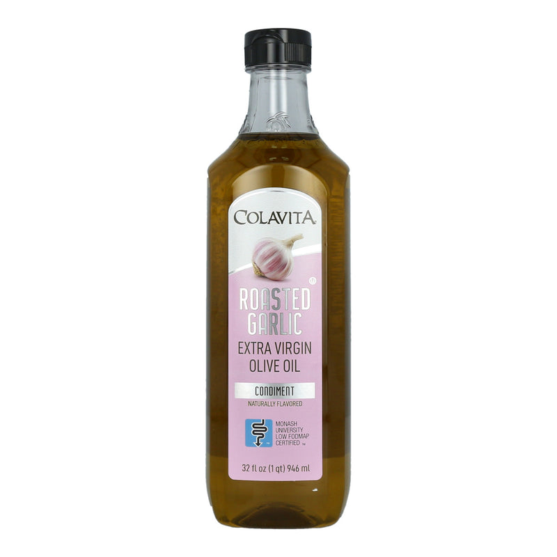 Colavita Roasted Garlic Extra Virgin Olive Oil, 32 Fluid Ounce