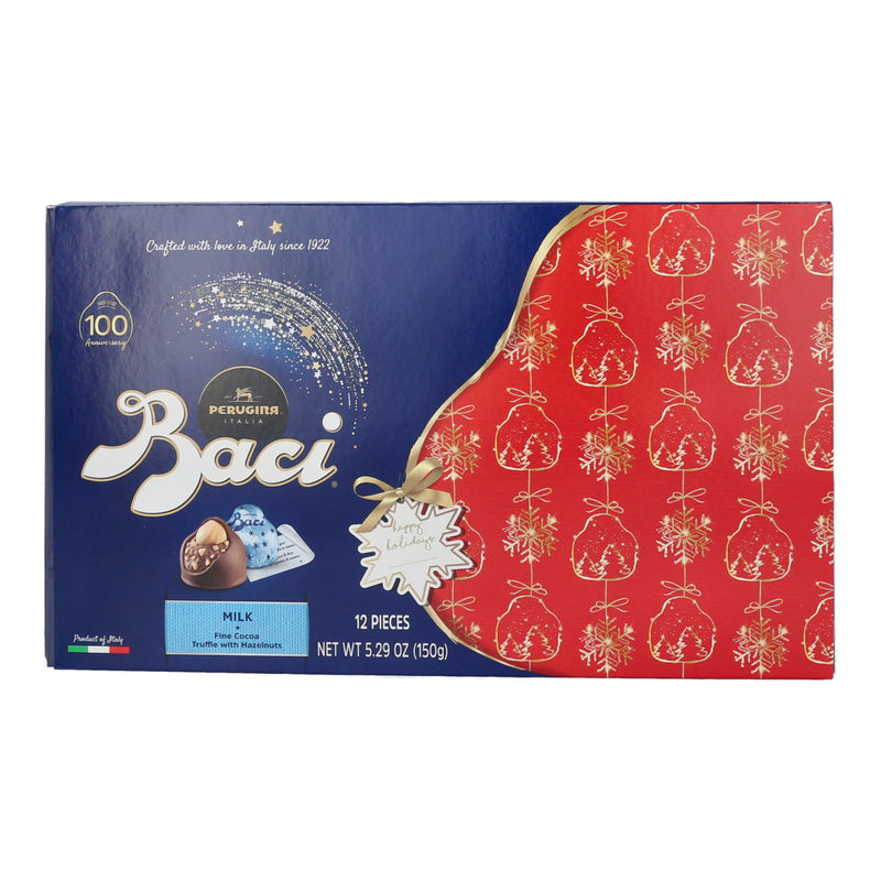 Baci Perugina Baci Classic Milk Chocolate Truffles Box 12-piece - Christmas Pack, 5.29 Ounce