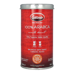 Camardo Arabica Moka and Drip Ground Coffee, 250 Grams