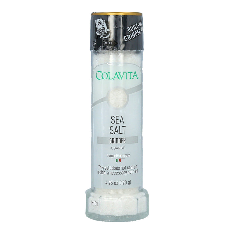 Colavita Mediterranean Sea Salt grinder, 4.25 Ounce