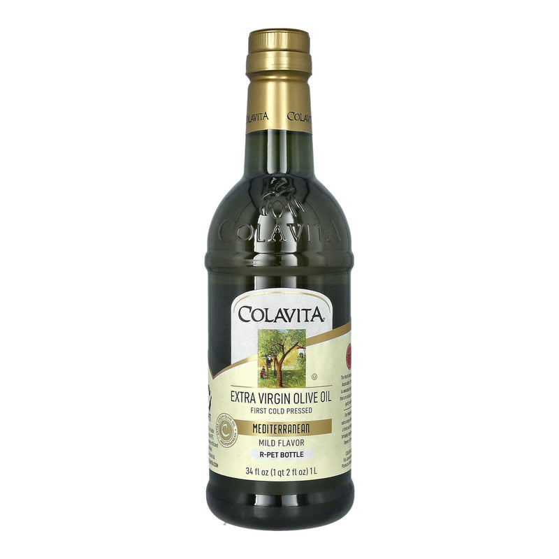 Colavita Mediterranean Extra Virgin Olive Oil, 34 Fluid Ounce