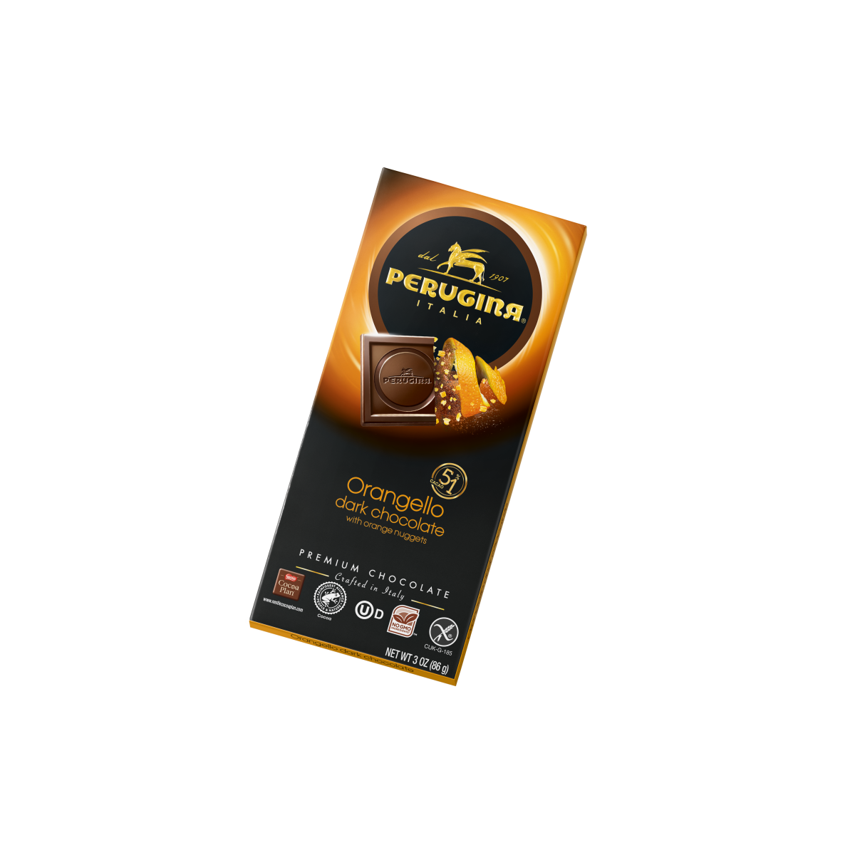 Perugina Dark Chocolate Orangello Bar, 3 Ounce | Colavita USA Perugina Dark Chocolate Orangello Bar, 3 Ounce | Colavita USA