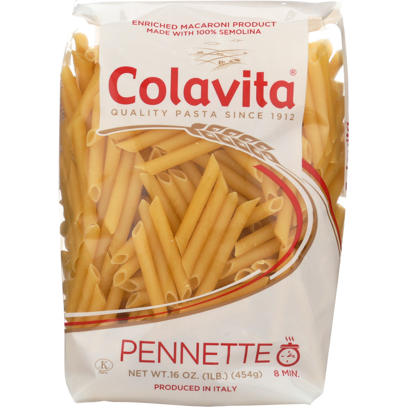 Colavita Penne Mezzane (Pennette) Pasta, 1 Pound