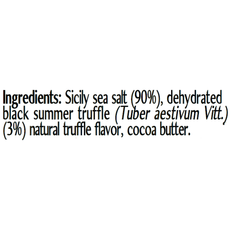 Le Ife Sicily Sea Salt With Black Truffle, 3.52 Ounce