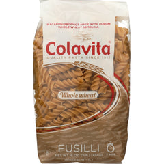 Colavita Whole Wheat Cut Fusilli Pasta, 1 Pound